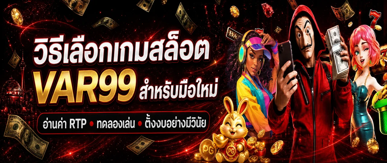 VAR99 วิธีเลือกเกมสล็อต อ่าน RTP และทดลองเล่น